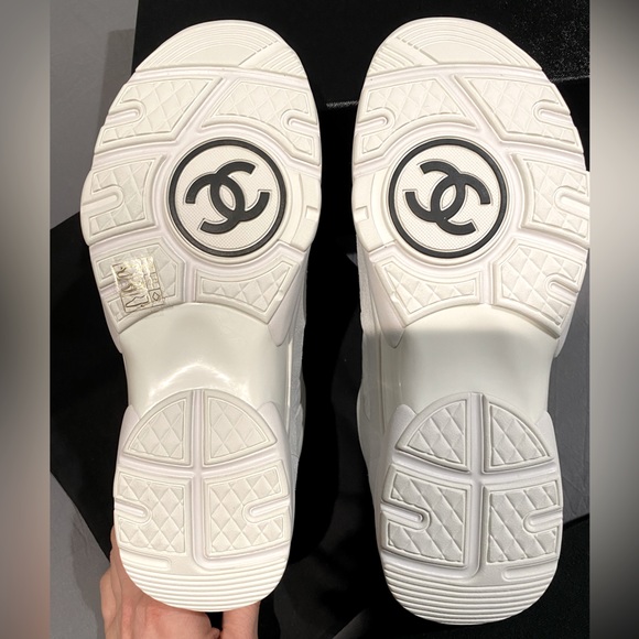 🤍BRAND NEW CHANEL WHITE REV TRAINERS🤍 - Picture 7 of 14